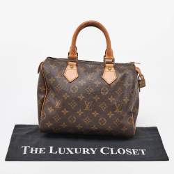 Pre Owned Louis Vuitton Monogram Canvas Speedy 25 Bag