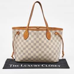 Louis Vuitton Damier Azur Canvas Neverfull PM Bag