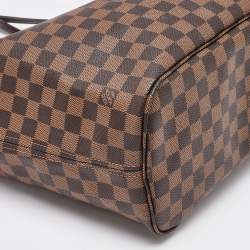 Pre Owned Louis Vuitton Damier Ebene Canvas Neverfull MM Bag