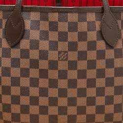 Pre Owned Louis Vuitton Damier Ebene Canvas Neverfull MM Bag
