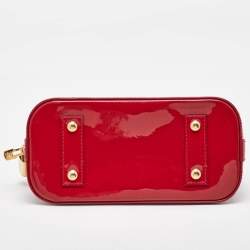 Pre Owned Louis Vuitton Indian Rose Monogram Vernis Alma BB Bag