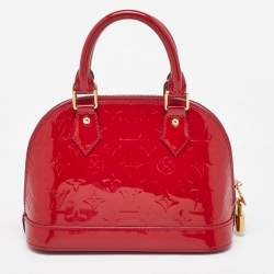 Pre Owned Louis Vuitton Indian Rose Monogram Vernis Alma BB Bag