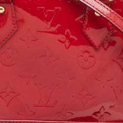 Pre Owned Louis Vuitton Indian Rose Monogram Vernis Alma BB Bag