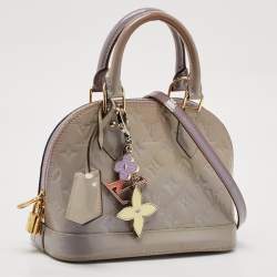Pre Owned Louis Vuitton Lilas Monogram Vernis Alma BB Bag