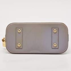 Pre Owned Louis Vuitton Lilas Monogram Vernis Alma BB Bag