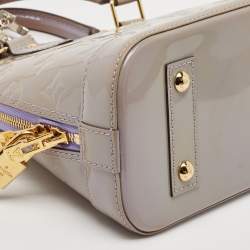 Pre Owned Louis Vuitton Lilas Monogram Vernis Alma BB Bag