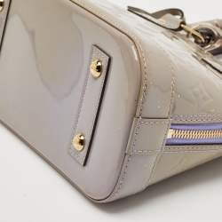 Pre Owned Louis Vuitton Lilas Monogram Vernis Alma BB Bag