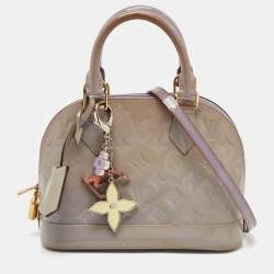 Pre Owned Louis Vuitton Lilas Monogram Vernis Alma BB Bag