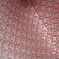 Pre Owned Louis Vuitton Rose/Beige Monogram Giant By The Pool Canvas Kirigami Pochette