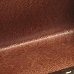 Louis Vuitton Monogram Canvas Kisslock Trifold Wallet