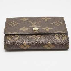 Louis Vuitton Monogram Canvas Kisslock Trifold Wallet