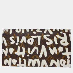 Pre Owned Louis Vuitton Monogram Graffiti Porte Monnaie Credit Wallet