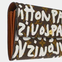 Pre Owned Louis Vuitton Monogram Graffiti Porte Monnaie Credit Wallet