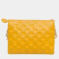 Louis Vuitton Yellow Monogram Coussin PM Bag