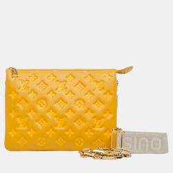 Louis Vuitton Yellow Monogram Coussin PM Bag