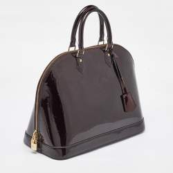 Louis Vuitton Amarante Monogram Vernis Alma MM Bag