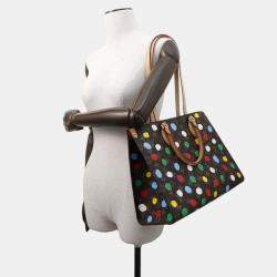 Louis Vuitton Brown Monogram Painted Dot Onthego MM Tote Bag