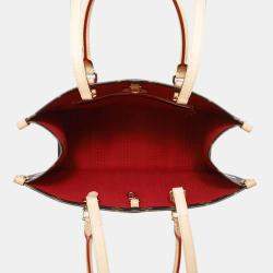 Louis Vuitton Brown Monogram Painted Dot Onthego MM Tote Bag
