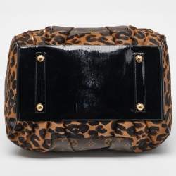 Louis Vuitton Monogram Canvas and Leopard Calf Hair Limited Edition Stephen Sprouse Bag