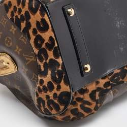 Louis Vuitton Monogram Canvas and Leopard Calf Hair Limited Edition Stephen Sprouse Bag
