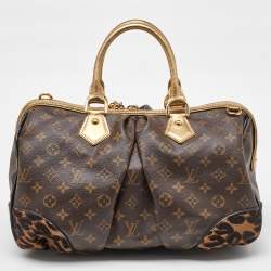 Louis Vuitton Monogram Canvas and Leopard Calf Hair Limited Edition Stephen Sprouse Bag