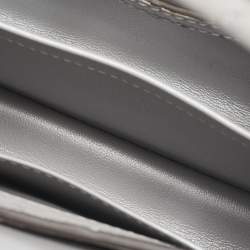 مملوكة مسبقًا Louis Vuitton Grey Ostrich Leather Capucines Mini Bag