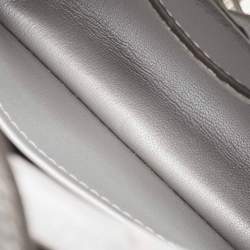 مملوكة مسبقًا Louis Vuitton Grey Ostrich Leather Capucines Mini Bag