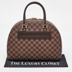 Pre Owned Louis Vuitton Damier Ebene Canvas Nolita Bag