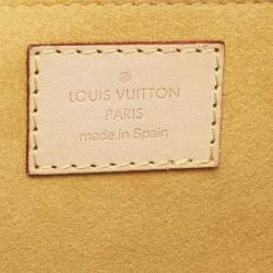 Pre Owned Louis Vuitton Blue Monogram Denim Mini Pleaty Bag