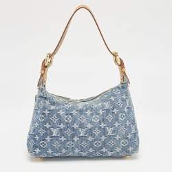 مملوكة مسبقًا Louis Vuitton Blue Monogram Denim Baggy PM Bag