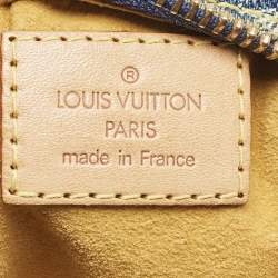 مملوكة مسبقًا Louis Vuitton Blue Monogram Denim Baggy PM Bag
