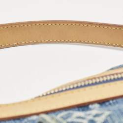 مملوكة مسبقًا Louis Vuitton Blue Monogram Denim Baggy PM Bag