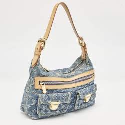 مملوكة مسبقًا Louis Vuitton Blue Monogram Denim Baggy PM Bag