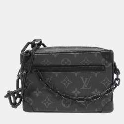 Louis Vuitton Black Monogram Eclipse Canvas Mini Soft Trunk Shoulder Bag