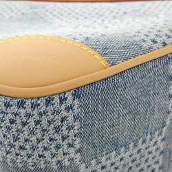 Louis Vuitton Blue Damier Denim Canvas 3D Chess Messenger Shoulder Bag