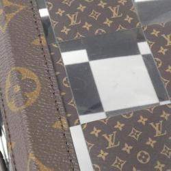 Louis Vuitton Brown Monogram Canvas Chess Slim Soft Trunk Shoulder Bag