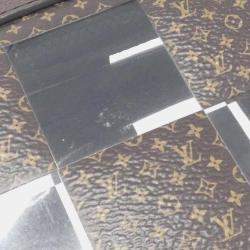 Louis Vuitton Brown Monogram Canvas Chess Slim Soft Trunk Shoulder Bag