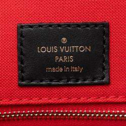 Pre Owned Louis Vuitton Brown Monogram Giant Reverse Canvas OnTheGo MM Handbag