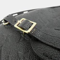 Louis Vuitton Black Monogram Empreinte Leather Boite Chapeau Souple MM Shoulder Bag