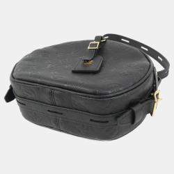 Louis Vuitton Black Monogram Empreinte Leather Boite Chapeau Souple MM Shoulder Bag