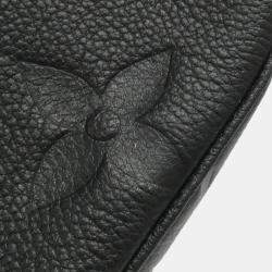 Louis Vuitton Black Monogram Empreinte Leather Multi Pochette Accessoires Shoulder Bag