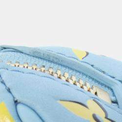 Louis Vuitton Baby Blue Leather Speedy Bandouliere Boston Bag