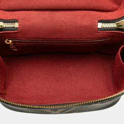 Louis Vuitton Noir Beige Monogram Empreinte Leather Vanity PM Shoulder Bag