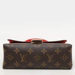 Pre Owned Louis Vuitton Red Monogram Canvas Locky BB Bag