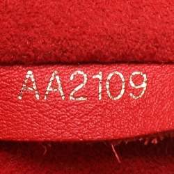 Pre Owned Louis Vuitton Red Monogram Canvas Locky BB Bag