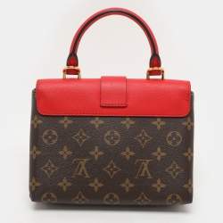 Pre Owned Louis Vuitton Red Monogram Canvas Locky BB Bag