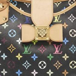 Pre Owned Louis Vuitton Black Multicolor Monogram Canvas Annie GM Bag