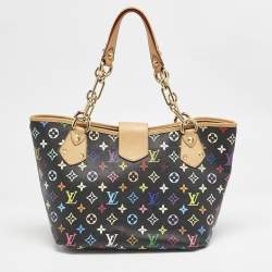 Pre Owned Louis Vuitton Black Multicolor Monogram Canvas Annie GM Bag