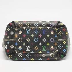 Pre Owned Louis Vuitton Black Multicolor Monogram Canvas Annie GM Bag