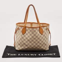 Louis Vuitton Damier Azur Canvas Neverfull PM Bag